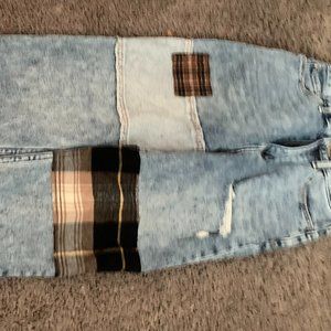 Patched Jeans